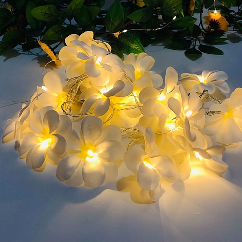 Blumenform LED Feenlichter Kette 3M-20LEDS 1.5M-10LEDs Girlandenlicht Hochzeit Party Garten Zuhause Feiertagsdekoration Image