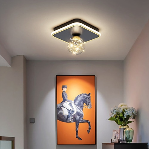 LED Deckenleuchte 25 cm Globus Design geometrische Formen Einbauleuchten Metall künstlerischer Stil stilvolle Kugel lackierte Oberflächen LED moderne 220-240V Image