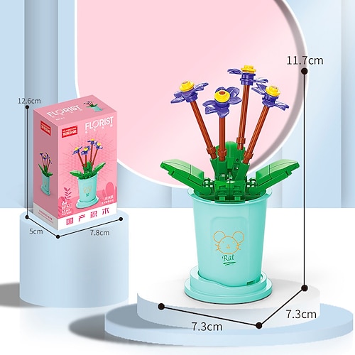 Festival-Serie Bauklötze Festbaum Musikbox Schneemann Tischdekoration Feiertagsgeschenk Zusammenbau Weihnachtsgeschenk Image