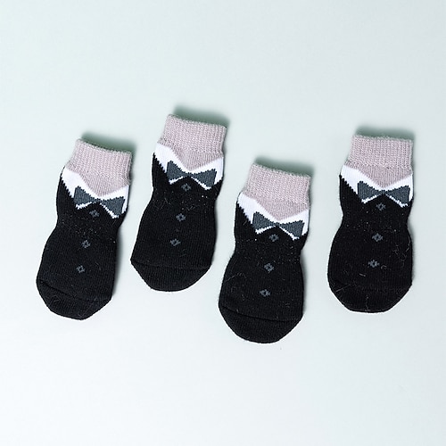 Hunde Katzen Socken Sport Minimalistisch Casual Winter Warm Waschbar Komfortabel Outdoor Reisen Casual Gehen Hundebekleidung for Heiser Labrador Golden Retriever Corgi Bichon Frise Image