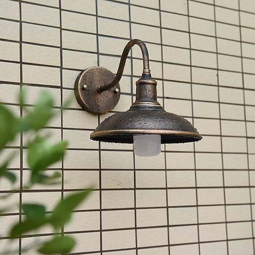 LED-Wandleuchte, Beleuchtungskörper, Wandleuchte, Laterne, außen, wasserdicht, IP65, rostfrei, Aluminium, Wandleuchte, Laterne, Innenhof, Garten, Balkon, Villa, dekorative Lichter, 110–240 V