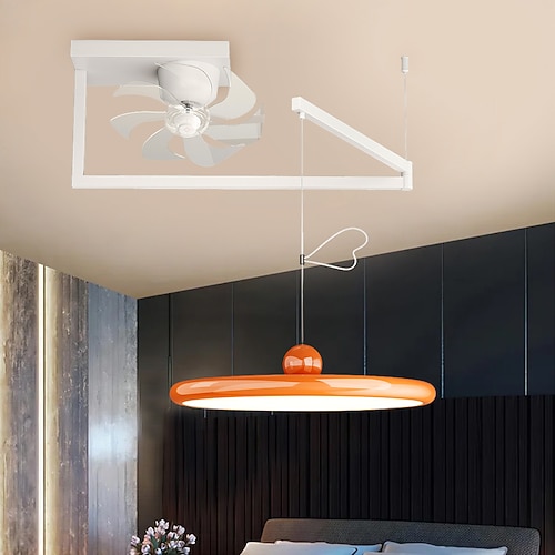 LED-Pendelleuchte mit Deckenleuchte, industrielle Pendelleuchte, Hängeleuchte mit Schwenkarm, verstellbare Kuppel-Deckenpendelleuchte für Esszimmer, Wohnzimmer, 110–240 V Image