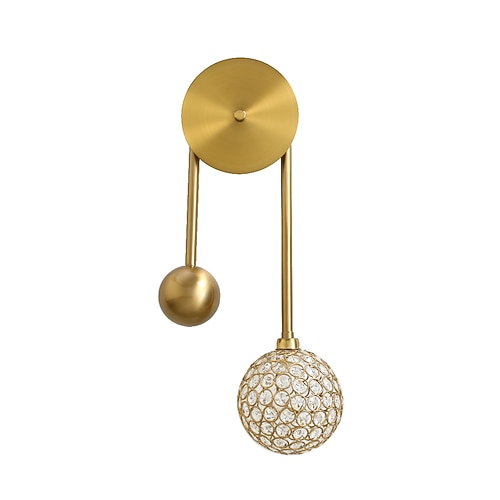 Lightinthebox LED-Wandleuchten, Luxus-Kristall-Wandleuchte, postmodern, schlicht, Wohnzimmer, amerikanisch, nordisch, Schlafzimmer, Nachttisch, Treppe, Hintergrund, Wand, Korridor, Image