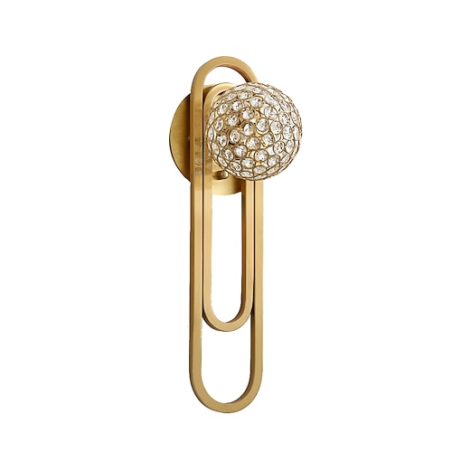 Lightinthebox LED-Wandleuchten, Luxus-Kristall-Wandleuchte, postmodern, schlicht, Wohnzimmer, amerikanisch, nordisch, Schlafzimmer, Nachttisch, Treppe, Hintergrund, Wand, Korridor, Image