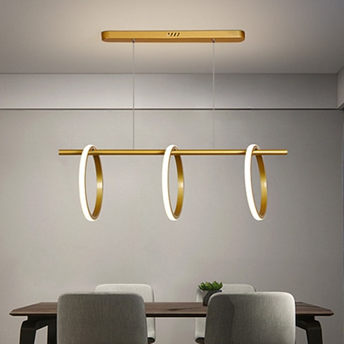 LED Pendelleuchte 90 cm Einzeldesign Kronleuchter Metall künstlerischer Stil moderner Stil stilvolle lackierte Oberflächen LED moderne 220-240V Image