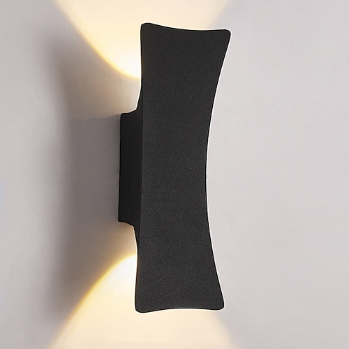 2-Licht 24cm LED Außenwandleuchten Augenschutz Nordic Style Wandleuchten Wohnzimmer Esszimmer Aluminiumlegierung Wandleuchte 110-240V Image