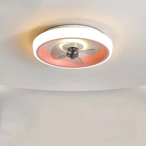 moderne einfache led deckenventilator licht deckenventilator lampe esszimmer wohnzimmer restaurant schlafzimmer Image