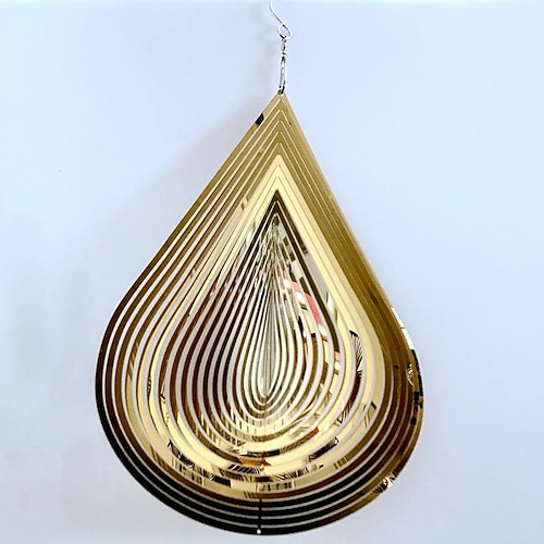 helix wind spinner windspiel outdoor anhänger handgemachtes geschenk stahl windspiel ornament garten hängen dekor art
