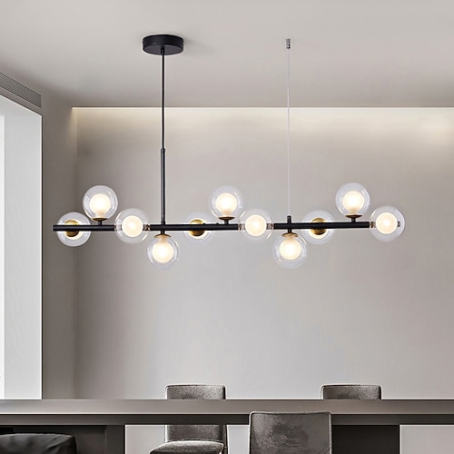 LED Pendelleuchte 100 cm Laterne Desgin Kronleuchter Metall lackierte Oberflächen modern 220-240V Image