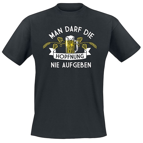 T-Shirt Mode Streetwear Party T-Shirt Ärmel Basic Harajuku Grafik für Herren Damen Heißprägen für Halloween Karneval Oktoberfestbier Image