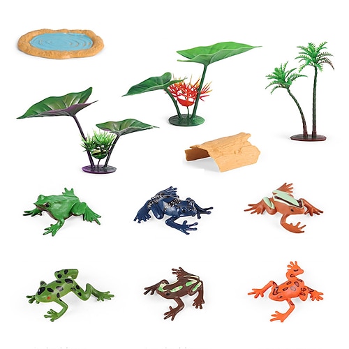 Simulieren von Mikrolandschaft tropischer Kaktus Baobabbaum Kokosnuss Felsenbaum Pflanzen Sandkastenszene Dekoration Baum-Modell Weihnachtsgeschenk Image