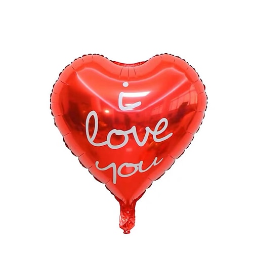 18 Zoll Liebesballon Valentinstag Hochzeit Hochzeitsraumdekoration Qixi Valentinsgeständnis Atmosphärenlayout Liebe Aluminium-Membran-Ballon Weihnachtsgeschenk Image