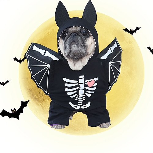 Hunde Katzen Kostüme Party Lustig Wasserdicht Atmungsaktiv Weich Waschbar Komfortabel Outdoor Halloween Casual Bichon Frise Spitz kleines Haustier Schmetterling Image
