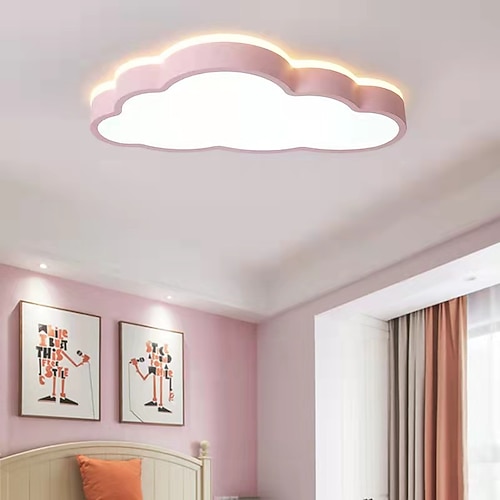 50/60 cm Deckenleuchte LED geometrische Formen dimmbar Unterputzleuchten Metallsektor lackiert zeitgenössisch modern 110-120v 220-240v Image