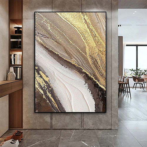 Hang-Ölgemälde Handgemalte Vertikal Abstrakt Moderne Modern Ohne Innenrahmen (ohne Rahmen) Image