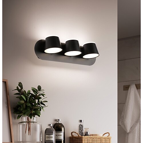 Lightinthebox doppelseitige lichtemittierende Innenwandleuchte, LED, dimmbar, drehbar, Wandleuchte, nordisch, modern, kreativ, Schlafzimmer, Nachttisch, Hotel, Wohnzimmer, AC 110–240 V Image