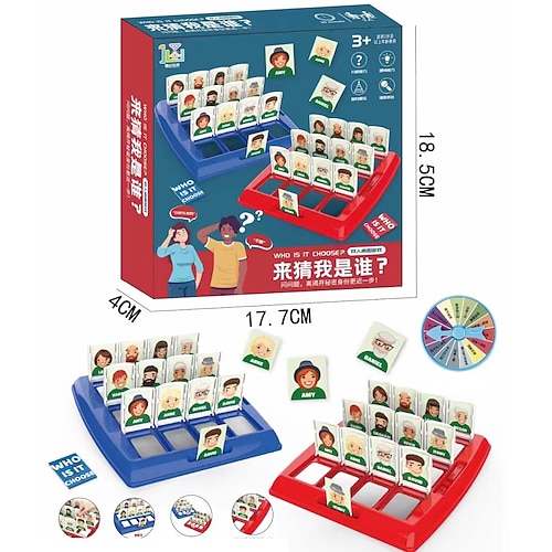Rate mal wer ich bin Kartenspiel Puzzle Spielzeuge Logisches Denken Erraten Charakterspiele Eltern-Kind Interaktion Schach- und Kartenspiel Spielzeuge Weihnachtsgeschenk