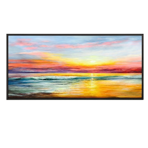 Hang-Ölgemälde Handgemalte Vertikal Abstrakt Landschaft Moderne Modern Ohne Innenrahmen (ohne Rahmen) Image