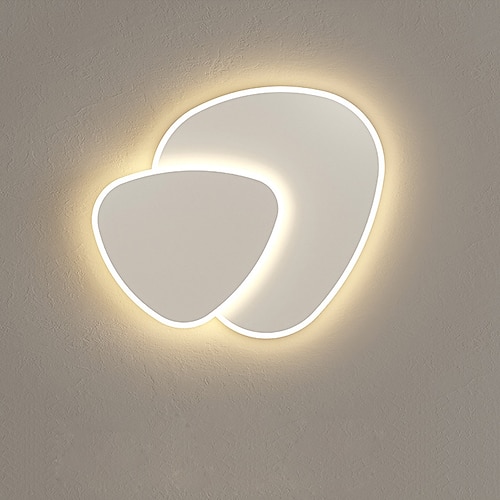 LED Deckenleuchte 40 50 cm geometrische Formen Einbauleuchten Metall moderner Stil geometrisch lackierte Oberflächen LED moderne 220-240V Image