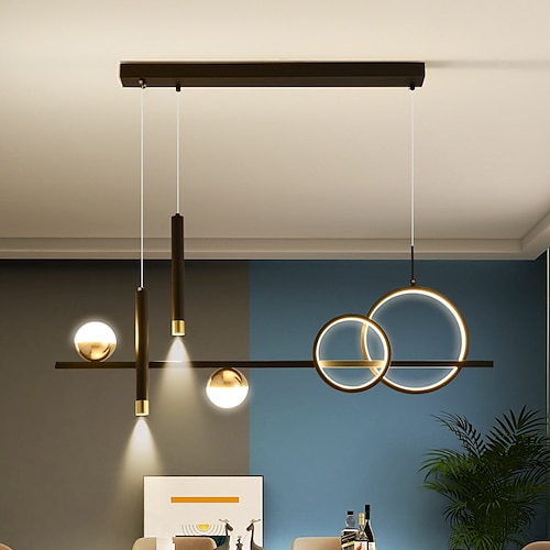 Pendelleuchte führte neue nordische Esszimmertischlampe mit Spotlight Restaurant einfach modern