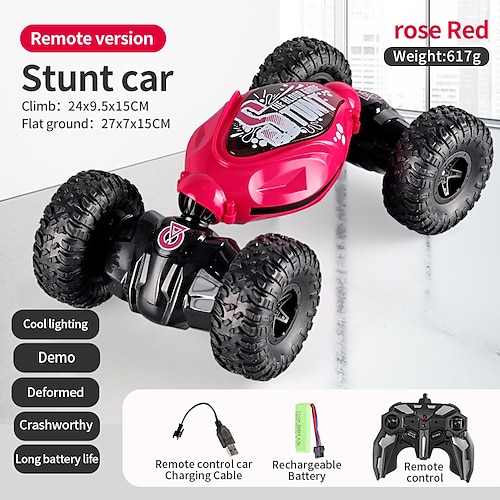 Gestensteuerung Fernbedienung Drehendes Auto Luminous Rad Deformation Hochgeschwindigkeits Kletterauto RC Auto Stunt Auto 2072 Weihnachtsgeschenk Image