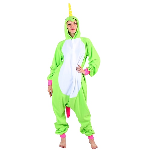 Karnevalskostüm 2026 Tier Katze Einhorn Karneval Kigurumi-Pyjamas Ausgefallene Kostüme Nachtwäsche Cosplay Warm Bequem Erwachsene Unisex Männer und Frauen Halloween Karneval Party Leistung Image