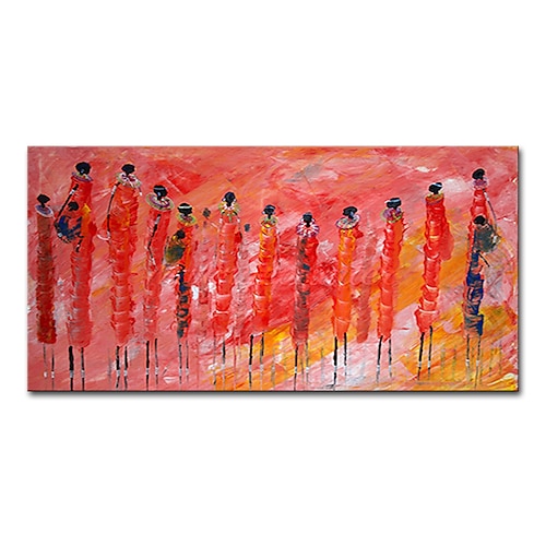 Mintura handgefertigtes Ölgemälde auf Leinwand, Wandkunst, Dekoration, modernes abstraktes Stadtlandschaftsbild für Wohnkultur, gerolltes, rahmenloses, ungedehntes Gemälde Image