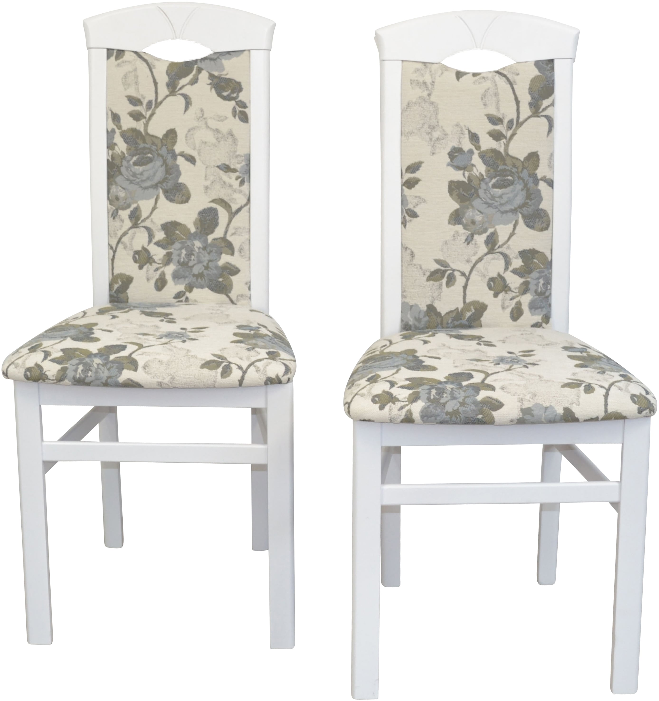 Esszimmerstuhl, beige (creme, grau, weiß), B:45cm H:95cm T:49cm, HOFMANN LIVING AND MORE, Stühle Image