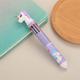 1pc Cute 10 Colors Transparent Shape Retractable Ball Pen Cute Animal Shuttle Pen Gift For Kids, Back to School Supplies