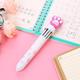 1pc Cute 10 Colors Transparent Shape Retractable Ball Pen Cute Animal Shuttle Pen Gift For Kids, Back to School Supplies