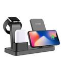 caricabatteria wireless 10w qi multifunzione 3 in 1 caricabatterie wireless rapido per apple iphone watch air pods iphone 13 12 11 samsung galaxy s22 s21 s20 o altri smartphone Android supportano la