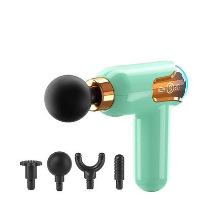 Portable LCD Massage Gun Deep Tissue Muscle Electric Massager For Leg Body Neck Shoulder Pain Relief Sport Relaxation(1pcs)
