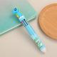 1pc Cute 10 Colors Transparent Shape Retractable Ball Pen Cute Animal Shuttle Pen Gift For Kids, Back to School Supplies