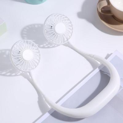 Neck Hanging Fan Portable USB Mini Lazy Fan Headset Neck Hanging Small Fan USB Charging Band Aromatherapy Neck Hanging Fan