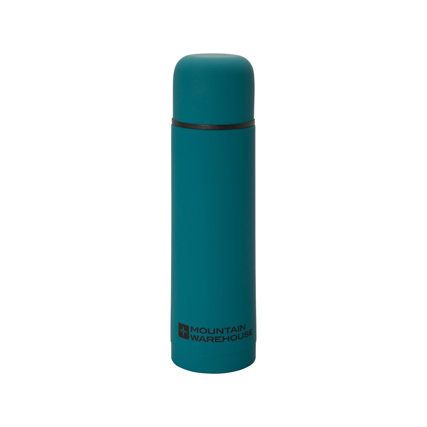 Mountain Warehouse Gummierter 500ml Flachmann (Teal) Image