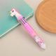 1pc Cute 10 Colors Transparent Shape Retractable Ball Pen Cute Animal Shuttle Pen Gift For Kids, Back to School Supplies