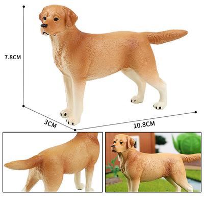 Simulated Animal Toy Dog Model Golden Retriever Bulldog Labrador Dog Home Car Decoration