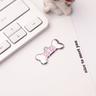 Metal Dog Tag Pendant Pet Collar Pendant Zinc Alloy Bone Pendant Engraved Identity Nameplate