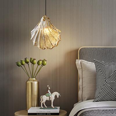 20 cm Shell Design Pendant Light LED Glass Copper Modern Style Stylish Electroplated Nordic Style 220-240V