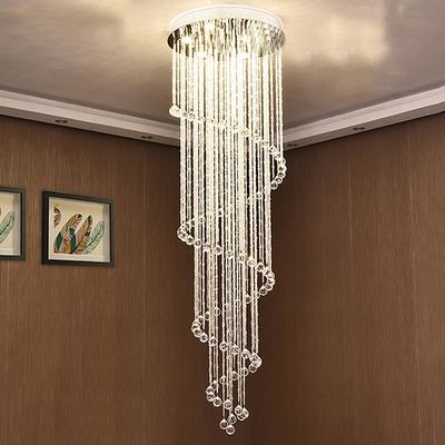 9-Light 60 cm Unique Design Geometric Shapes Single Design Chandelier Metal Layered Artistic Style Modern Style Chrome Artistic Modern 110-120V 220-240V