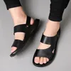 Sommer coole Schuhe Männer einfarbig lässig Strand Urlaub Sandalen männlich Outdoor Dual-Use-Schuhe Sandalen Slipper große Schuhe 47 48