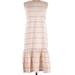 J. Crew Dresses | J Crew Sleeveless Maxi Casual Dress White With Summer Stripe Size Xl $June Deal$ | Color: Pink/White | Size: Xl