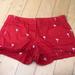 J. Crew Shorts | J Crew Red Flamingo Shorts Size 6 Barley Worn | Color: Red/White | Size: 6