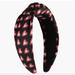 Kate Spade Accessories | Kate Spade Valentine's Day Heart Print Twisted Knot Silk Headband | Color: Black | Size: Os
