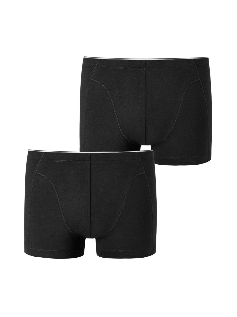 Schiesser Retro Boxer Herren schwarz, M Image