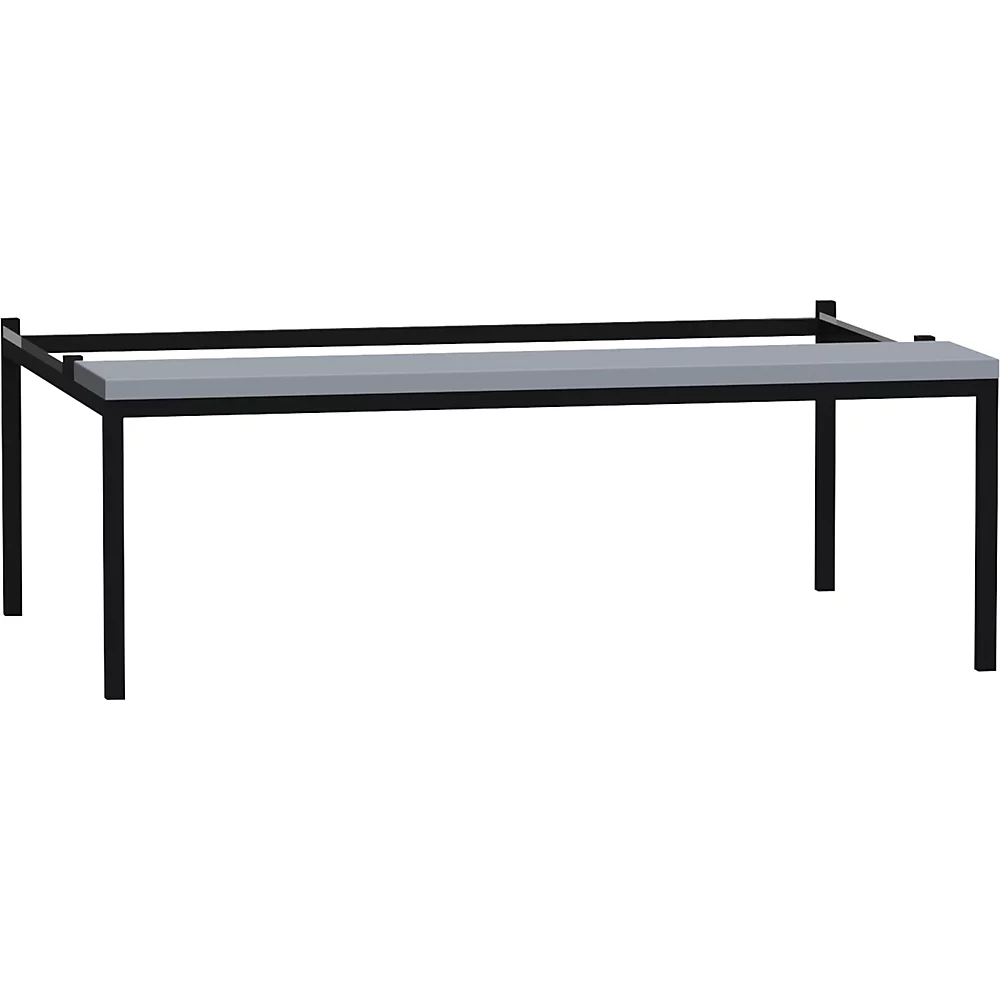 Piétement avec banc pour série de vestiaires Fydor - kaiserkraft