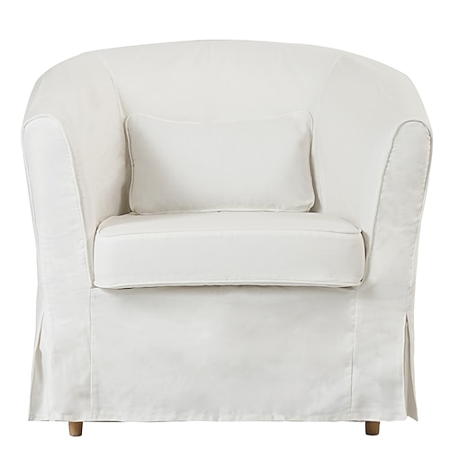 100% Baumwoll-Sesselbezug einfarbig gesteppte Baumwollbezüge Image