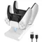 Dual Controller Charging Stand for Playstation 5 Controller Charger Station PS5 with Fast Charging