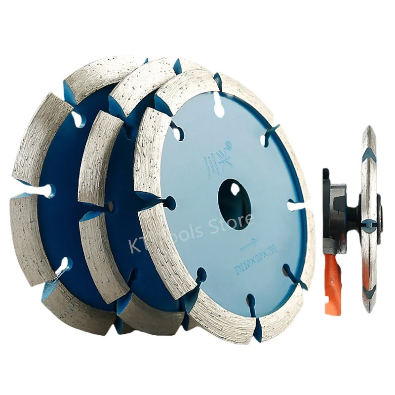 Lama per scanalatura diamantata da 110 mm con disco da taglio per scanalatura circolare con lama per sega circolare da 7/8/10 mm di spessore per muro, cemento, marmo, granito