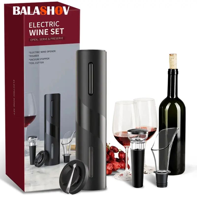 Elektrischer Flaschenöffner für Rotwein, Folienschneider, automatischer Rotweinöffner, Glasöffner, Küchenzubehör, Gadgets, Flaschenöffner